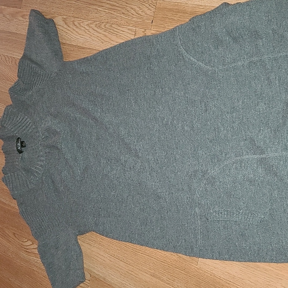 GUC AGB Dress brand gray sweater  dress sz lg